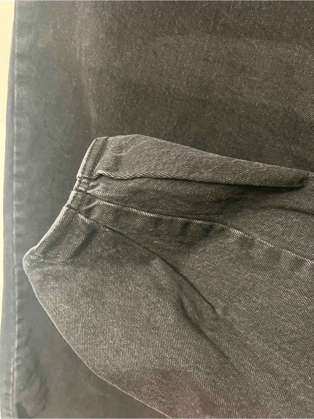 Tibi Black Brancusi Denim Trousers - Picture 3 of 4